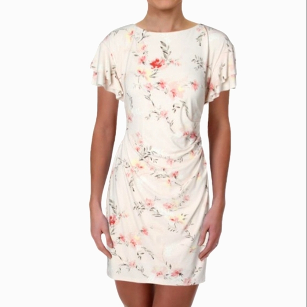 Lauren by ralph Lauren dress, spring, summer, light pink, size 10, midi
